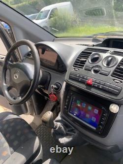 GPS Car Radio Carplay-Android Auto for Mercedes Class C-CLK-VIANO-VITO-G + Camera