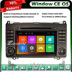 Gps Autoradio Mercedes A/b Class W169 W245 Sprinter Vito Viano CD Tnt Bluetooth