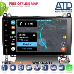 Gps Radio For Mercedes Vito Viano W639 Android 10.0 Auto Carplay Gps Dab 9