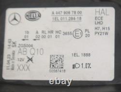H7/H15 Halogen Headlight Mercedes Vito Viano W447 From 2014 A447 906 78 00