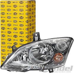 HELLA Left Headlight H7 + Servomotor for Mercedes Viano Vito Mixto W639