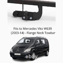 Hitch for Mercedes Vito W639 (03-14) or Viano (03-10) + Plug & Play 13
