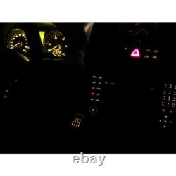 Leather gear shift knob for Mercedes W639 Vito Viano LED blue stitching D31