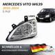 Left Front Headlight Mercedes Vito Viano W639 2010-2015 E-approved H7