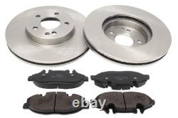 MAPCO 2 Brake Discs Ø288mm + Front Pads for Mercedes Viano Vito