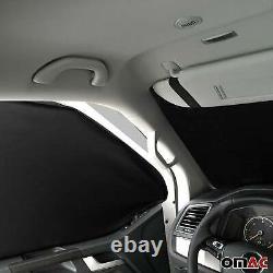 Magnetic Sunscreen Curtains For Mercedes Vito Viano W639 2003-2014 Black Grey