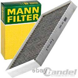 Mann Inspection Kit + 10L Mannol 5W-30 Oil Suitable for Mercedes Viano Vito