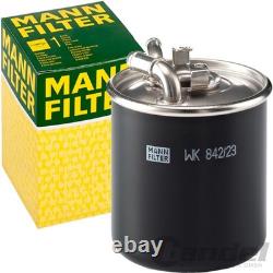 Mann Revision + 10L Mannol NRG 5W-30 Oil Suitable for Mercedes Viano Vito