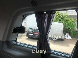 Measurement Curtains For Mercedes Vito Viano W639 V-class Extra Long Grey Curtains