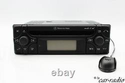 Mercedes Audio 10 CD Mf2910 Bluetooth Mp3 Radio With 12v Rds Microphone