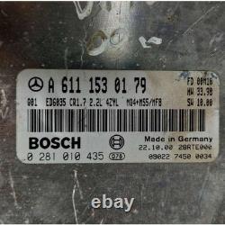 Mercedes-Benz Vito Viano W638 2000 0902274500034 Engine Control Unit ECU ODL38888