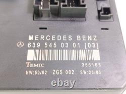 Mercedes-Benz Vito Viano W639 2005 Diesel SAM control unit A6395450301 BOS115751