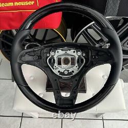 Mercedes-Benz Wood Leather Steering Wheel Dark Laurel Class V W447 Vito Viano W205