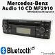 Mercedes Original Autoradio Bluetooth Mp3 Radio Audio 10 Cd Mf2910 Rds Code Gs49