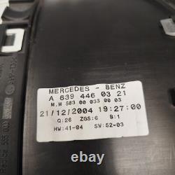 Mercedes Viano Vito W639 Dashboard A6394460321 503000330003