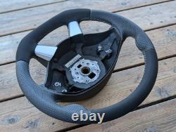 New Leather Steering Wheel W639 Mercedes Vito Viano 10-14 Facelift Flat Bottom