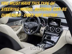 New Leather Steering Wheel for MERCEDES VITO VIANO W447 CLASS C W205 Flat Base