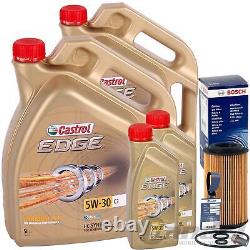 Oil Filter Kit + Castrol 5W30 for Mercedes Sprinter 906 Viano Vito W639