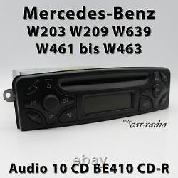 Original Mercedes Audio 10 CD Be4410 Becker Autoradio W203 W209 W463 W639 Radio