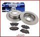 Rear Brake For Mercedes Viano Vito W639 Disc Ø296mm + Coatings Kit D