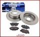Rear Brake For Mercedes Viano Vito W639 Disc Ø296mm + Linings / Kit