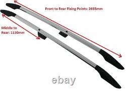 Roof Bars for Mercedes Vito Viano 2004-2014 Mwb Lwb Van High Alu Rack