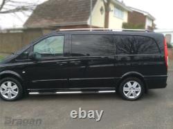 Roof Bars for Mercedes Vito Viano SWB 2014+ Aluminum Styling