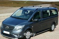 Roof Rails Mercedes V Extra Long W447 Starting Year 2014 Black With Tüv