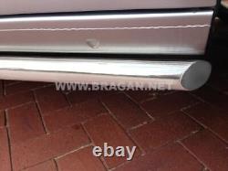 Side Bars for Mercedes Vito Viano Swb Lwb 2004-2014 Polished Stainless Steel Van Skirt