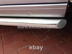 Side Bars for Mercedes Vito Viano Swb Mwb 2014 + Polished Stainless Steel Chrome