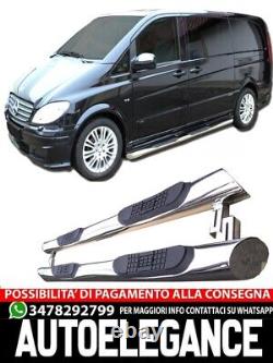 Side steps in aluminum SUITABLE for MERCEDES VIANO VITO W639