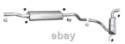 Silent exhaust for Mercedes Viano 2.0 2.2 Vito 109 111 115 short 9884