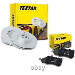 Textar Brake Discs + Rear Linings for Mercedes Viano Vito Bus W639