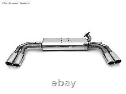 The title translates to: Mercedes Vito and Viano W639 V639 2x88x74mm Oval Duplex Sport Exhaust