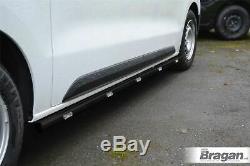 To April 14 Mercedes Vito Viano Elwb Black Steel Side Bars + White Leds