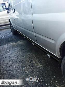 To April 14 Mercedes Vito Viano Elwb Black Steel Side Bars + White Leds