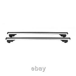 Transversal Roof Bars for Mercedes Viano Vito 2003-2014 Silver Aluminum