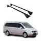 Transverse Roof Bars For Mercedes Viano Vito 2003-2014 Black Iron