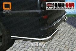 Viano Mercedes Vito Truck Rear Big 70mm Angle Bars Stainless Steel