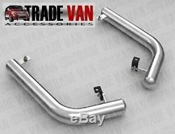 Viano Mercedes Vito Truck Rear Big 70mm Angle Bars Stainless Steel