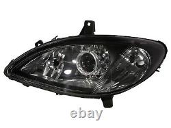 W639 Viano 03-10 Guide Led Angel-eye Lights Front Lighthouse Bk For Mercedes-benz Lhd