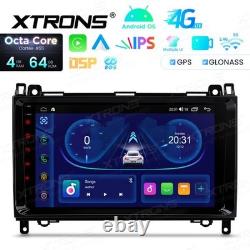 XTRONS Car Radio for Mercedes A-Class, B-Class, Vito, Viano, GPS, Android 14, WiFi, 4G, CarPlay