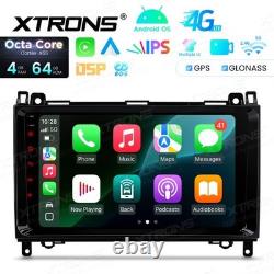 XTRONS Car Radio for Mercedes A-Class, B-Class, Vito, Viano, GPS, Android 14, WiFi, 4G, CarPlay