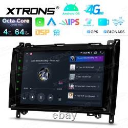 XTRONS Car Radio for Mercedes A-Class, B-Class, Vito, Viano, GPS, Android 14, WiFi, 4G, CarPlay