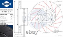 2X Rotinger Graphite Disque de Frein Sport Avant Mercedes Viano Vito + Bus W639