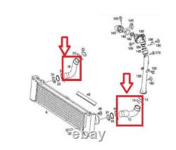 2x Turbo Tuyau Durite Entrée D'Air pour Mercedes Viano W639 Vito Mixto Bus
