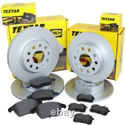 4 Textar Disques de Frein + Plaquettes Avant Arrière pour Mercedes Viano Vito