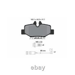 4 Textar Disques de Frein + Plaquettes Avant Arrière pour Mercedes Viano Vito