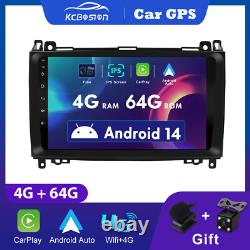 64G Autoradio Pour Mercedes Benz W639/Vito/Viano/W906/Sprinter/W169/W245 Carplay
