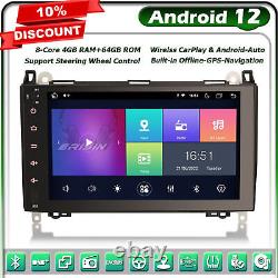 64GO Android 12 GPS Autoradio Mercedes A/B Classe Vito Sprinter Viano VW Crafter